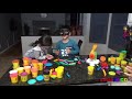 Fun learning colors with playdoh | opening box of playdoh for kids