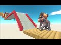 Run Away in the Narrow Corridor - Animal Revolt Battle Simulator