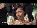 Tyla Reacts To Being CARRIED Up Met Gala Steps In SAND Dress