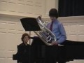 6 Studies in English Folksong - Vaughan Williams (played by Andrew [14] on the euphonium)