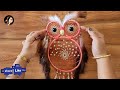 Expensive Look 🦉 Owl dream catcher || wall hanging craft ideas