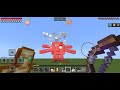 Fighting a mutant creatures #minecraft