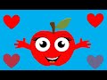 Abecedario y Frutas para niños - Frutas y Letras para niños