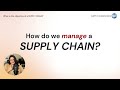 What is the objective of a Supply Chain? (SUPPLY CHAIN BASICS, LEARNING LOGISTICS SERIES) Lesson 2