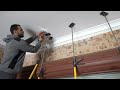 How to fix dropped sagging ceiling