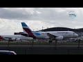 Strong crosswinds causes Eurowings to go around!