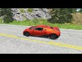 Cars VS Fallen Trees Bumps #3 ― BeamNG.drive Crashes