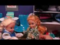 Father's Day 2024 ! Elsa & Anna toddlers - dress up - Barbie dolls