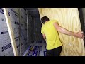 Framing and insulating Studio in my USED Shipping Container conversion Part 2 DIY