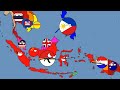 HISTORY OF INDONESIA 1900-2022 COUNTRYBALLS.
