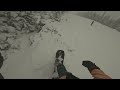 Powder snowboarding at Big White during BC's WARMEST EVER WINTER...
