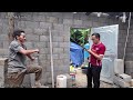 BIỆT THỰ 3 TẦNG NHÀ BÁC CHỨ TRÊN ĐỈNH HẤU CHUA CHẬM TIẾN ĐỘ DO ẢNH HƯỞNH MƯA BÃO . THÀO MÍ LINH