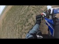 Supermoto track day crash YZ250F