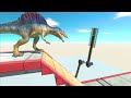 SAWS and SPIKE TRAP Who Can Escape? Animal Revolt Battle Simulator