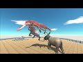 Dragon Wyvern Harpoon Attack in Sky vs ALL UNITS Animal Revolt Battle Simulator