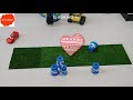 장난감차 Disney lightening mcqueen & Tayo bus slide play[Toy Zamong]