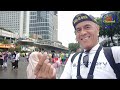 Bersepeda di Car Free Day Bunderan HI Jalan MH Thamrin Jakarta Pusat   || CFD Jakarta Part 1