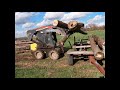 Logs for Firewood// Family Working Together!!