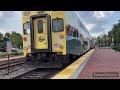 Amtrak + Sunrail Railfanning In Winter Park + Hornshows