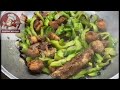 stir fried ampalaya with pork ni poging ninong