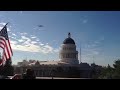 Space Shuttle fly-by Sacramento