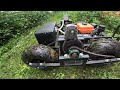 HOW TO MAKE 4x4  REMOTE CONTROL LAWN MOWER-ROBOT LAWN MOWER