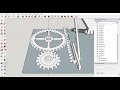 Diseñando Mecanismo para IMPRESIÓN 3D // Sketchup // Universidad Politécnica de Madrid