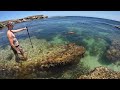 Fishing Reef Holes on a Remote Coast