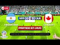ARGENTINA vs CANADÁ En Vivo🔴- Semifinal - Copa América 2024🏆