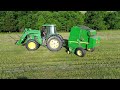 Let's make some HAY! Cutting tedding raking and baling on the FARM!