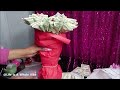 DIY GLITTER ROSE MONEY FLOWER BOUQUET💐 - I STRUGGLED Y'ALL 🤣