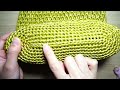 【毎日持ちたい♡】スズランテープの金色で大人がモテるシンプルデイリーバッグ編みました♪croshet bag tutorial