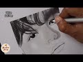 How to draw BTS Jungkook Drawing - step by step Tutorial