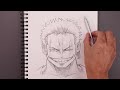 How To Draw Zoro | One Piece
