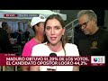 Venezolanos en Miami reaccionan con tristeza a anuncio del CNE que dio como ganador a Maduro