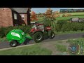 SlurryPit Agitation, Mowing & Baling Hay Bale │Purbeck Valley│FS 22│Timelapse#6