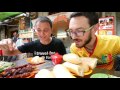 Cambodian Street Food - GIANT GRILLED SQUID and MEAT MARATHON in Phnom Penh, Cambodia!