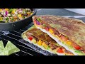 Homemade Taco Crunch Wrap Supreme Vegetarian Video Recipe | Black Bean Crunch Wrap