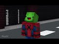 JJ and Mikey in SUPERHEROES CHALLENGE in Minecraft / Maizen animation