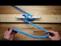 How to tie a Cleat Hitch (3 different methods).