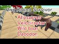 Last Survivor. Touched out, Zigzag up-down course! | Animal Revolt Battle Simulator