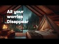 🔶No Ads/Awesome Cozy Cabin With Mountain Scenery/Rain Sounds For Deep sleep Insomnia, Stress Relief
