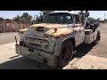 Patina 1957 Chevy 6400 Wrecker Tow Truck Stovebolt 261