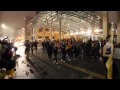 The University of Toledo Rocket Marching Band in the GoDaddy Bowl parade January 3, 2015