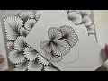 How to draw fanned leaves | Miss Betsi’s pattern # 2
