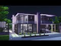 BASE GAME Modern Family Home | The Sims 4 | No CC | Stop Motion Build