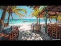 Seaside Harmony Cafe With Bossa Nova - Music Relaxing Ocean Waves for Good Mood