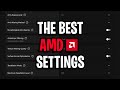 BEST AMD Radeon Settings For GAMING! (FPS BOOST)
