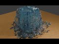 Симуляция воды в программе Blender, Blender + addon Flip Fluids. Реалистично?