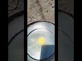 lets try to cook egg outside using sunlight heat.